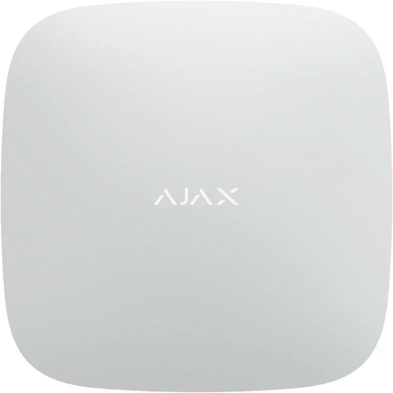 Ajax 123641 Hub 4G Control Panel - GSM & Ethernet - White "EOL"
