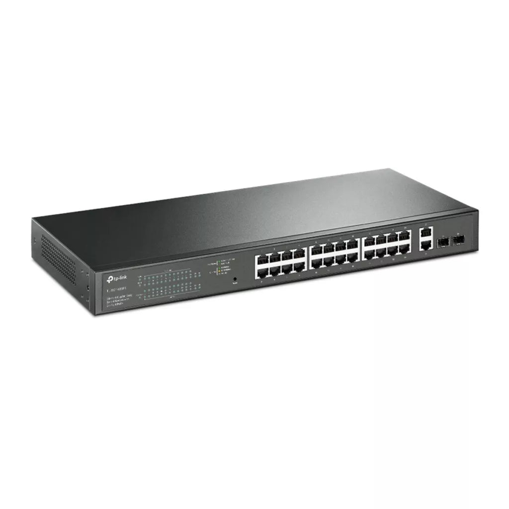 TP-Link TL-SG1428PE 28-Port Gigabit PoE+ Smart Switch, 24 High-Power PoE+ Ports with 250W Budget & SFP Uplinks