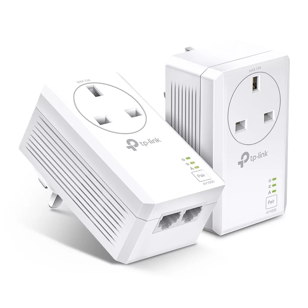 TP-Link TL-PA7027P KIT AV1000 2-Port Gigabit Powerline Starter Kit