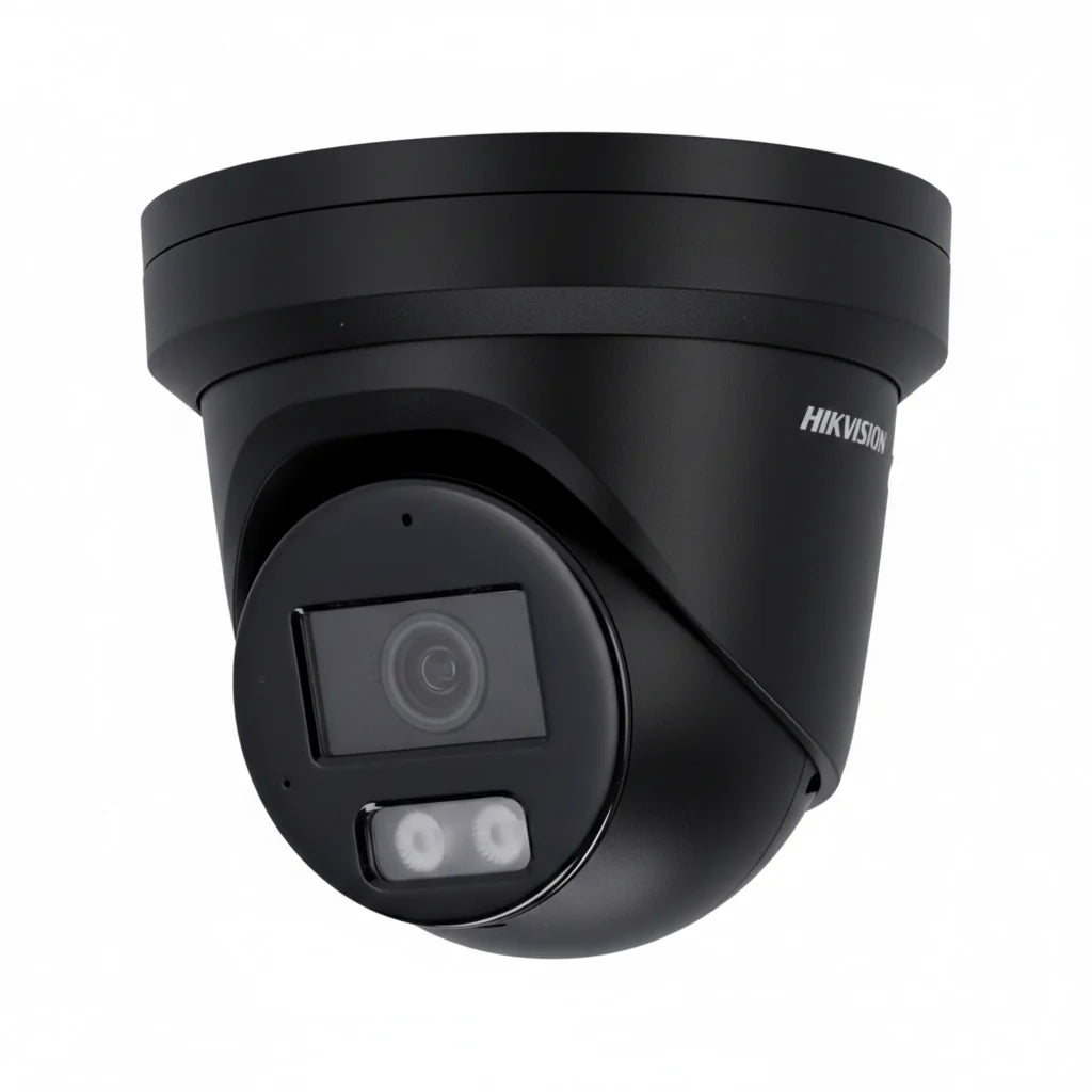 Hikvision DS-2CD2346G2H-IU(EF) 4MP AcuSense DarkFighter Pro Series Turret IP Camera with Built-in Microphone and 30m IR Night Vision