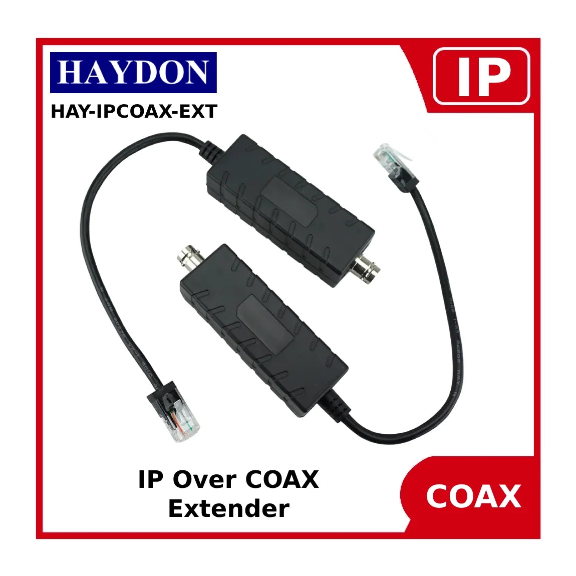 Haydon Passive IP Over Coax Extender up to 200m