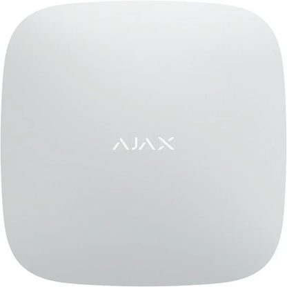 Ajax 123641 Hub 4G Control Panel - GSM & Ethernet - White "EOL"