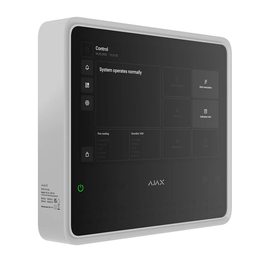 Ajax 125732/125733 EN54 Fire Hub Jeweller – Wireless Fire Alarm Control Panel