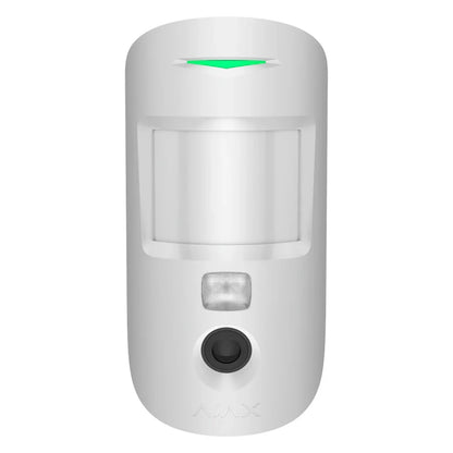 Ajax 132783 MotionCam U Jeweller – Wireless PIR Detector with Photo Verification, Pet Immune, 12m Range