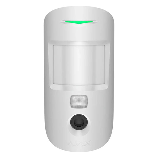 Ajax 132783 MotionCam U Jeweller – Wireless PIR Detector with Photo Verification, Pet Immune, 12m Range