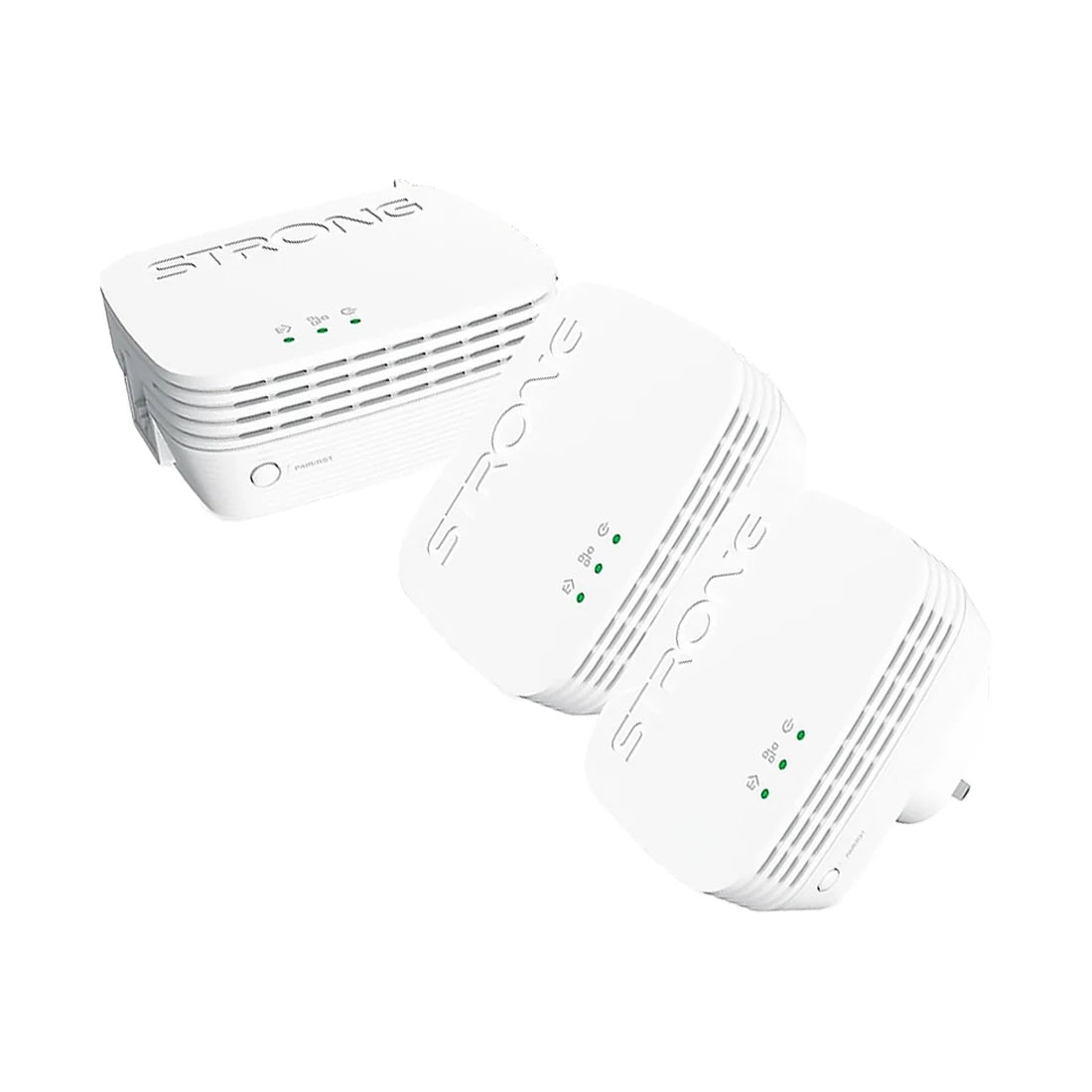 STRONG Powerline 1000 Mini Triple Pack – High-Speed AV1000 Ethernet over Powerline Adapters