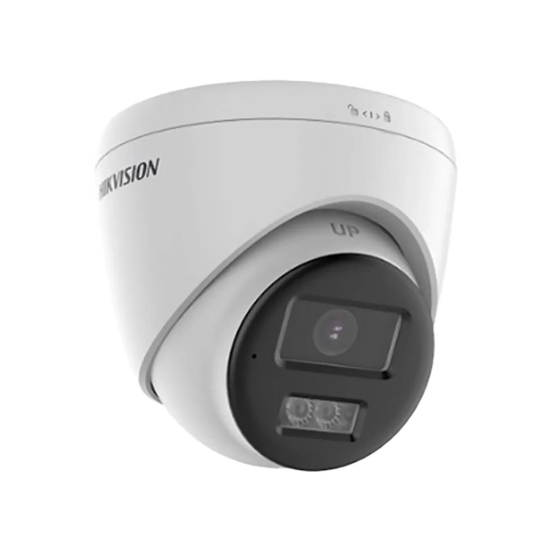 Hikvision DS-2CE78U0T-LTS 8MP Smart Hybrid Light ColorVu + IR TVI CCTV Turret Camera with Two Way Audio