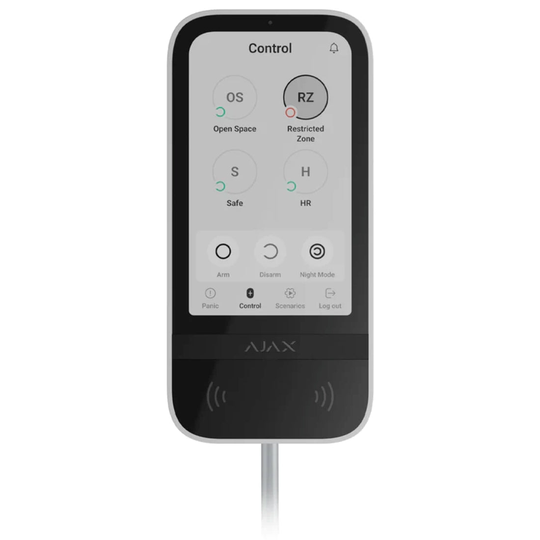 AJAX-81718/143608/81719/143607 Fibra KeyPad TouchScreen Arming Station -"NR"