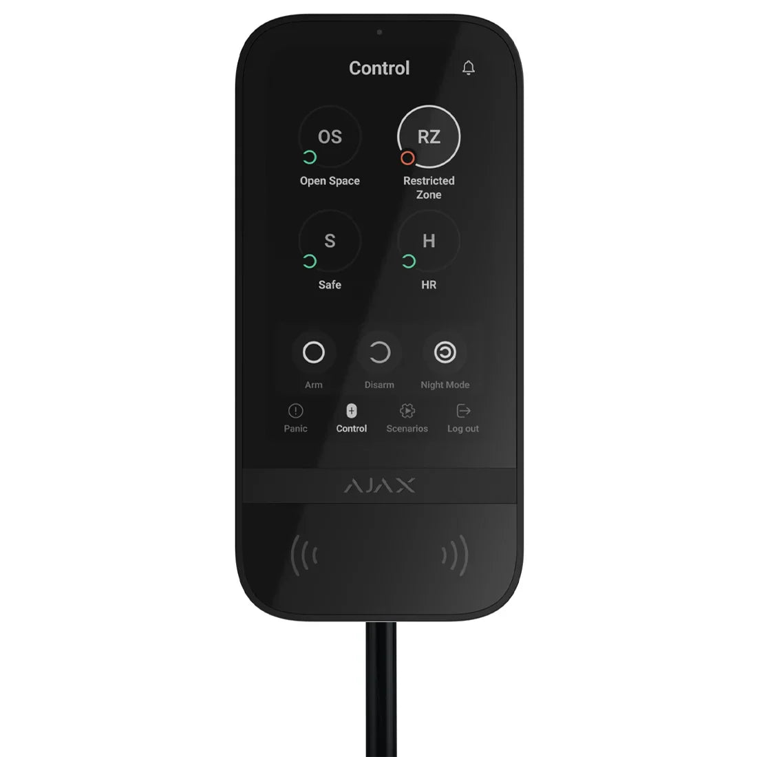 AJAX-81718/143608/81719/143607 Fibra KeyPad TouchScreen Arming Station -"NR"