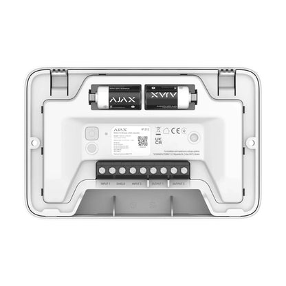 Ajax-124590/124591 EN54 I/O Module (2x2) Jeweller – Wireless Input/Output Integration Module White