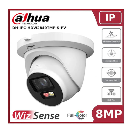 Dahua DH-IPC-HDW2849TMP-S-T-PV 8MP Full-Color Turret IP Camera