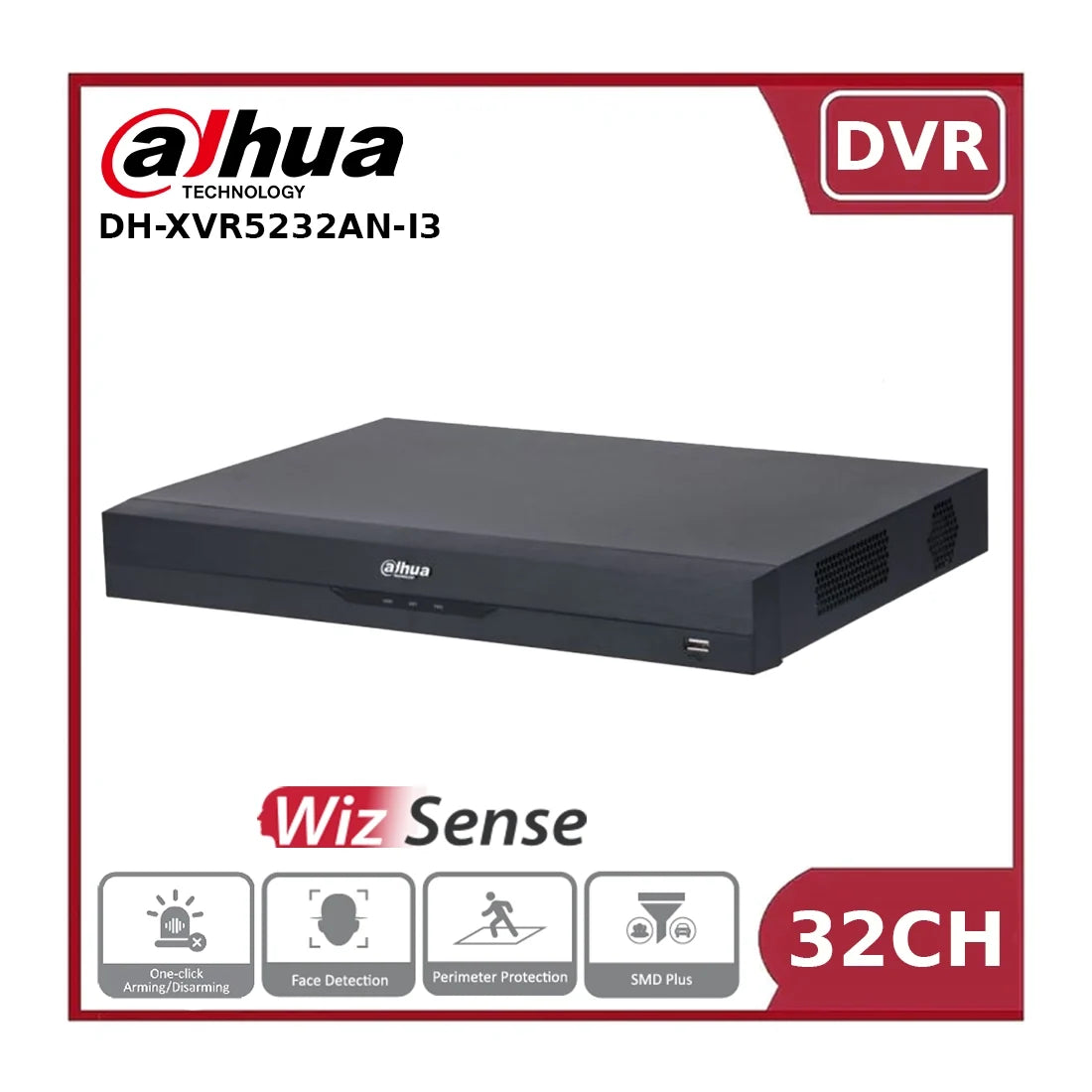Dahua DH-XVR5232AN-I3 32 Channels Penta-brid 5M-N/1080P 2HDDs WizSense Digital Video Recorder - NR