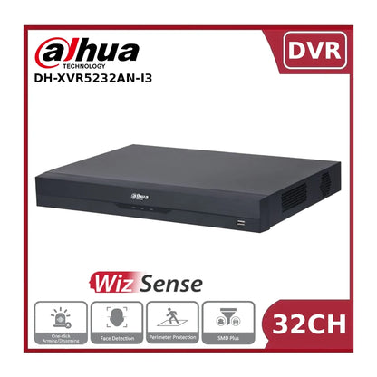 Dahua DH-XVR5232AN-I3 32 Channels Penta-brid 5M-N/1080P 2HDDs WizSense Digital Video Recorder - NR