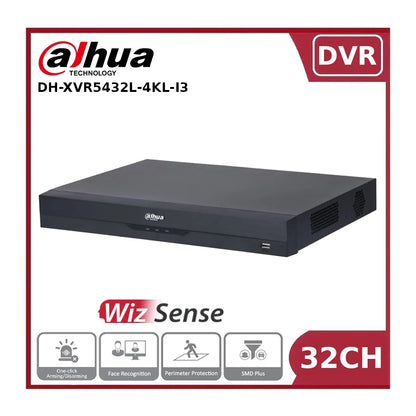 Dahua DH-XVR5432L-4KL-I3 32 Channels Penta-brid 4K-N/5MP 1.5U 4HDDs WizSense Digital Video Recorder - NR