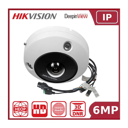Hikvision DS-2CD6365G1-IVS 6MP 360° Panoramic Fisheye Network Camera with Versatile De-Warping Modes