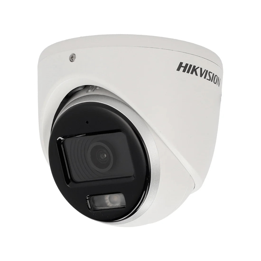 Hikvision DS-2CE70KF0T-LMFS 3K ColorVu TVI Turret CCTV Camera with Built-In Microphone & Smart Hybrid Light