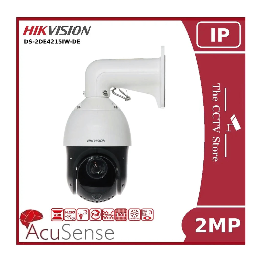 2MP Hikvision DS-2DE4215IW-DE (S5) 15x Zoom 100 Metre IR Ultra-Low Light IP PTZ Camera"NR""EOL"