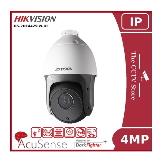 Hikvision IP PTZ DS-2DE4425IW-DE(T5) 4MP 25x Zoom IP Network PTZ Camera, 100m Smart IR "NR"