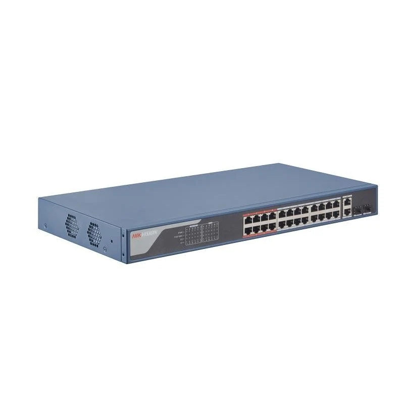 Hikvision DS-3E1528P-EI 24-Port Gigabit Smart Managed PoE+ Switch 370W