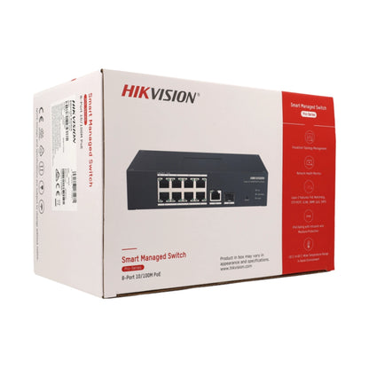 Hikvision DS-3T1310P-SI/HS 8-Port Smart Managed PoE Switch 110W PoE 300m Long Range image 2