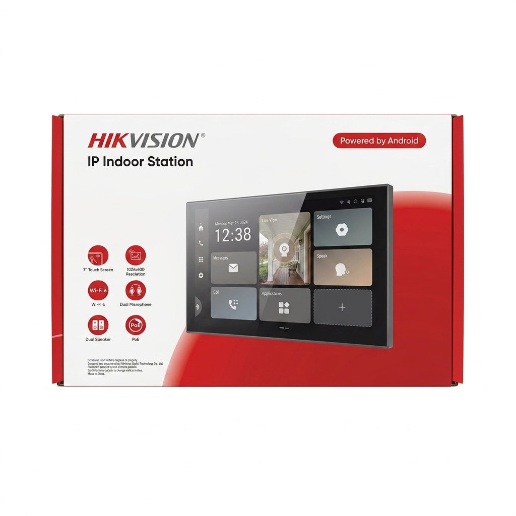 Hikvision DS-KC9570-VWTE1/S 10.1" 5MP Android 14 Smart Control Panel with Video Intercom, Wi-Fi 6 & PoE image 2