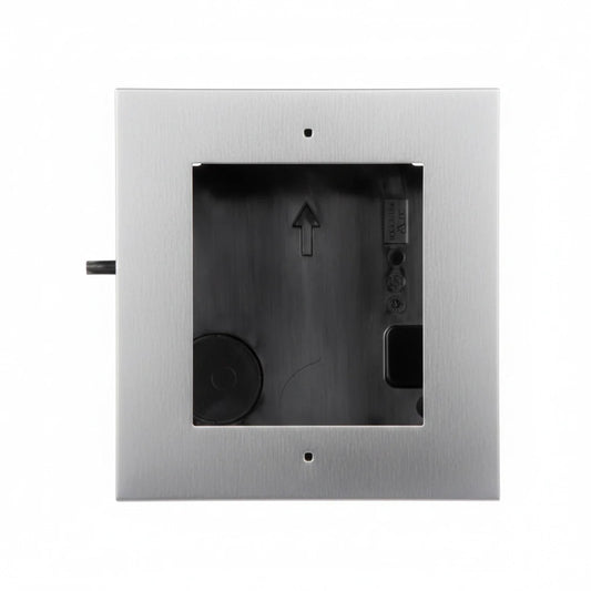 Hikvision DS-KD-ACF1/S Modular 1 Way Flush Mounting Bracket - Stainless Steel