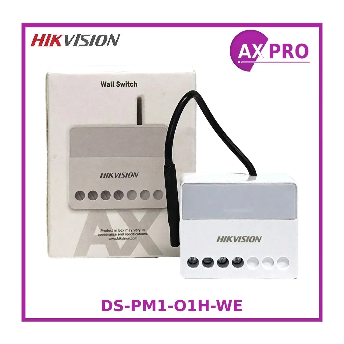 Hikvision AX Pro Wireless Mains Relay (DS-PM1-O1H-WE)