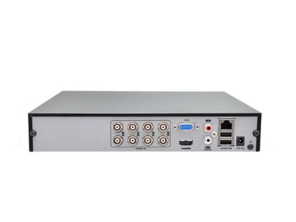 HiLook DVR-208U-M1 8-Channel 8MP Ultra HD Analogue Digital Video Recorder with Advanced H.265+ Compression for Extended Recording & Space Saving