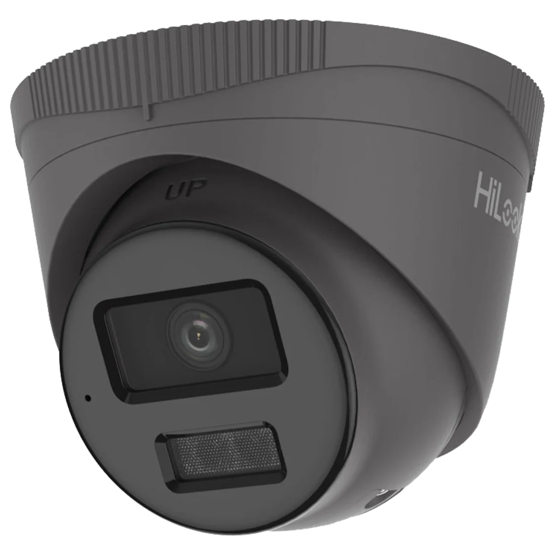 4MP HiLook by Hikvision IPC-T249HA-LU Smart Hybrid ColorVu 4MP IP Turret Dome Camera with Mic, 30M and Motion Detection