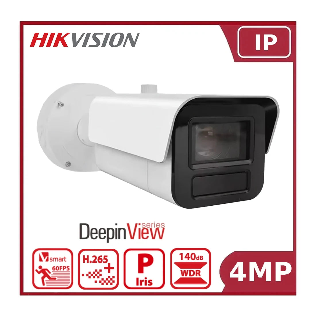 Hikvision IDS-2CD7A45G0-IZHSY 4MP DeepinView Face Recognition Bullet Camera with 25× Zoom - NR