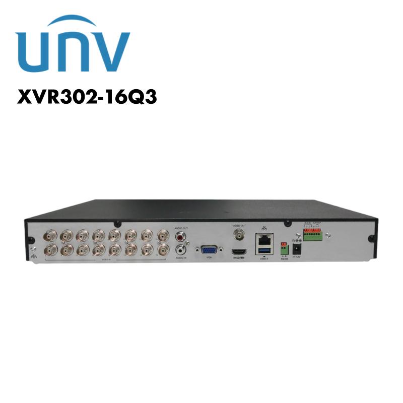 Uniview XVR302-16Q3 16 Channel upto 8MP 4K Hybrid XVR