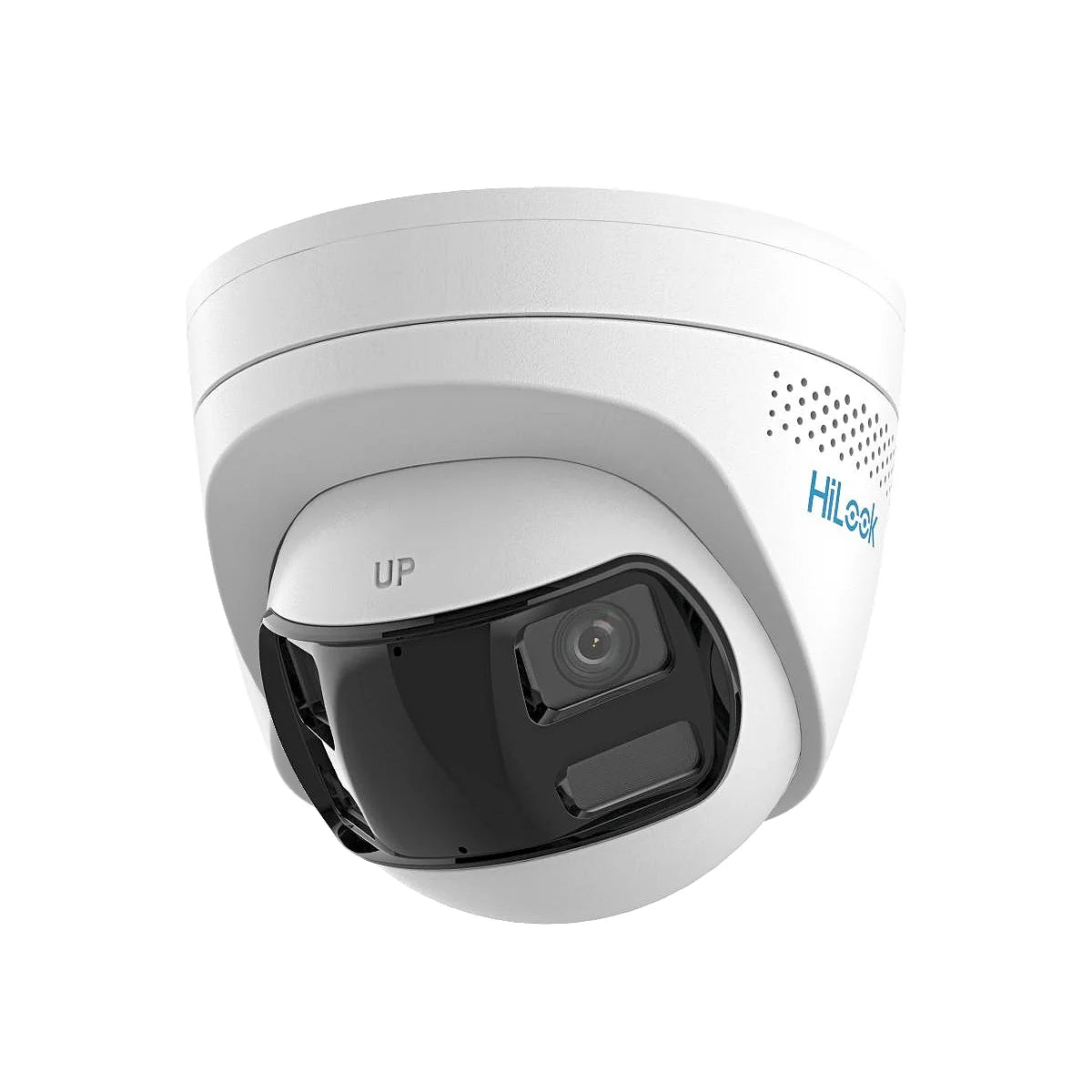 6MP HiLook by Hikvision IPC-T269HAD-LUF/S(L) Dual Lens 180° Smart Hybrid ColorVu + IR Fixed Turret IP Camera with LiveGuard and 2 Way Audio