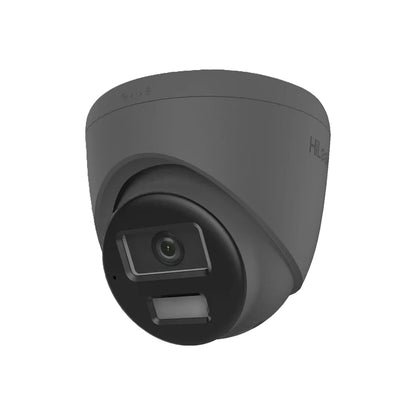 HiLook by Hikvision IPC-T280HA-LUF/SL 8MP IP  4K Smart Hybrid ColorVu Turret Dome with Microphone, 2-Way Talk, 30M and  Motion Detection 2.0