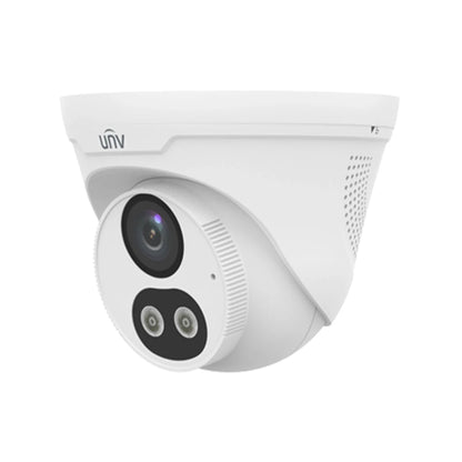 Uniview IPC3618LE-ADF28KC-DL 8 MP ColorHunter Dual-Light Turret IP Camera with Two-Way Audio