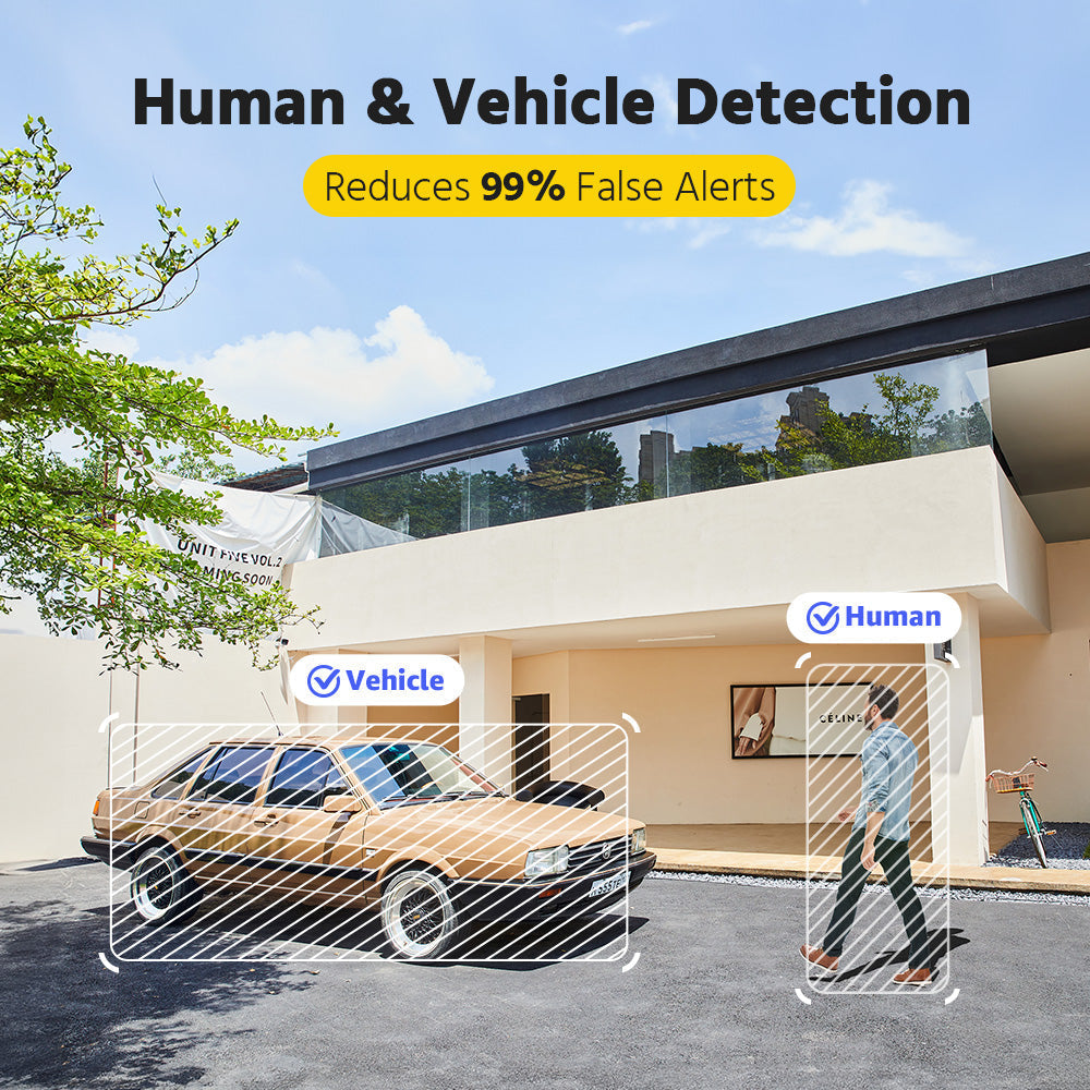Nexvision Pro 5MP IPC-T259HA-LIUF/SL 3K ColorVu Hybrid Light IP Turret Camera with Two-Way Audio Human Vehicle Detection IP67