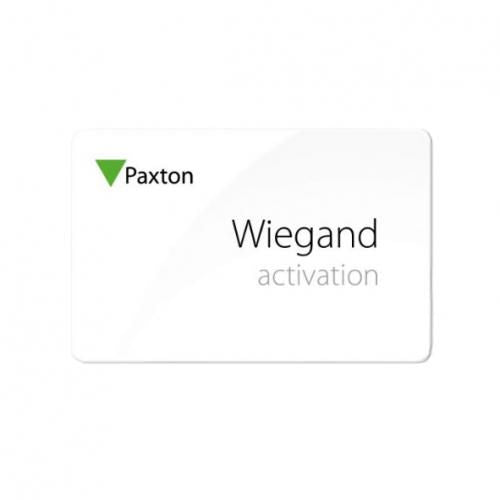 Paxton Wiegand Activation Card withGenuine HID TechnologyT 125-201