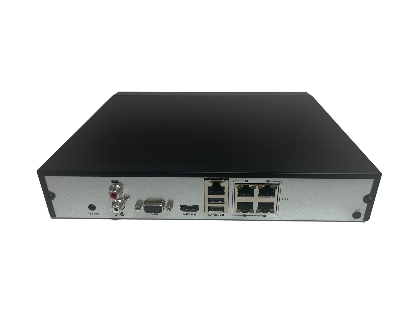 NVR-104MH-C/4P HiLook 4 channel 8MP 4K POE NVR recorder H.265 40Mbps"EOL"