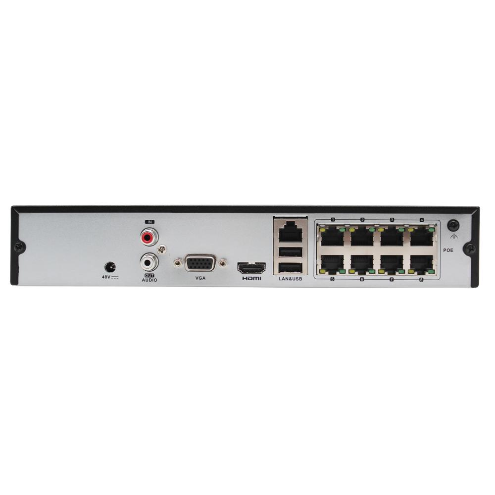 NVR-108MH-C/8P HiLook 8 channel 8MP 4K POE NVR recorder H.265 80Mbps "EOL"