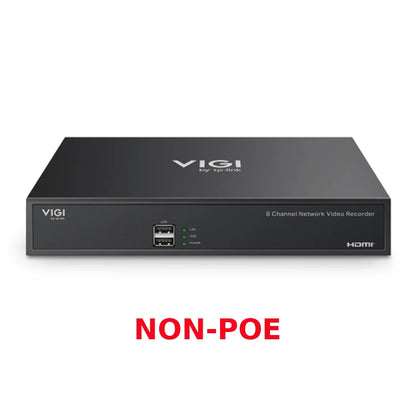 VIGI NVR1008H 8 Channel non-PoE Network Video Recorder w/ 1x HDD Bay - NR