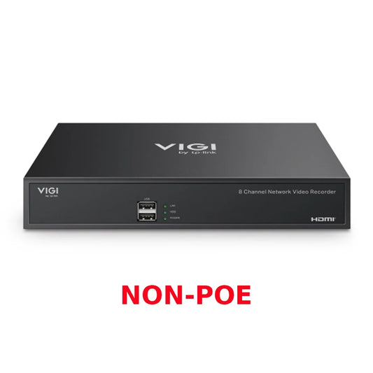 VIGI NVR1008H 8 Channel non-PoE Network Video Recorder w/ 1x HDD Bay - NR