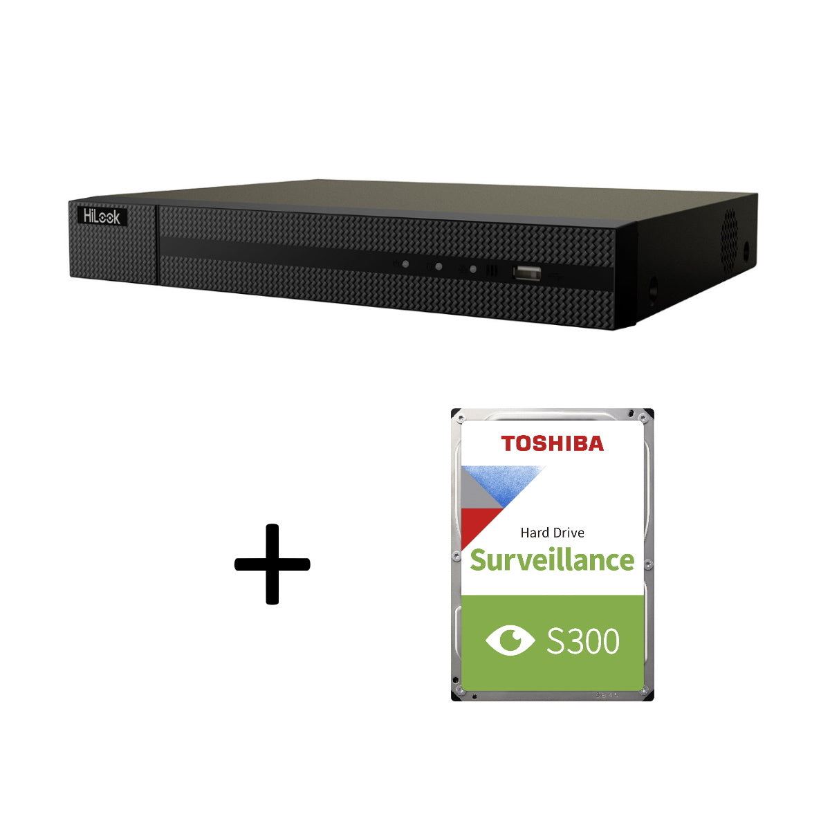 HiLook DVR-208U-M1 8-Channel 8MP Ultra HD Analogue Digital Video Recorder with Advanced H.265+ Compression for Extended Recording & Space Saving