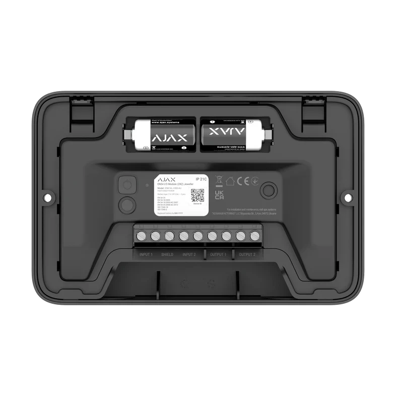 Ajax-124590/124591 EN54 I/O Module (2x2) Jeweller – Wireless Input/Output Integration Module White