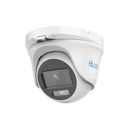 THC-T129-M HiLook 2MP 1080P HD-TVI ColorVu analogue turret camera with 20m LED in white or grey "EOL"