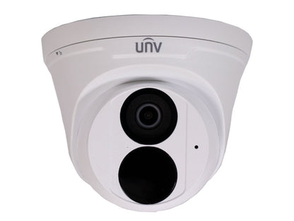 UNV 4MP Lighthunter 2.8MM Fixed Lens IP Turret CCTV Camera - UIPC3614LE-ADF28K-G