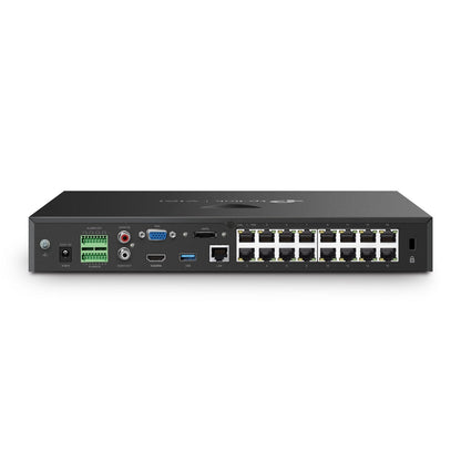 VIGI NVR2016H-16MP 16 Channel PoE+ Network Video Recorder w/ 2x HDD Bays