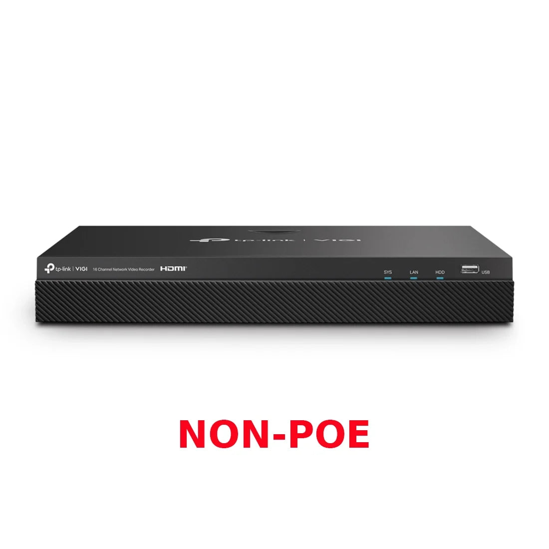 VIGI NVR2016H 16 Channel non-PoE Network Video Recorder w/ 2x HDD Bays - NR