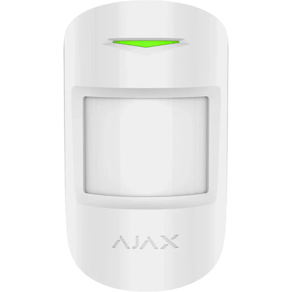 Ajax-130349 MotionProtect Plus U Pet Tolerant Dual Tech Wireless PIR - White