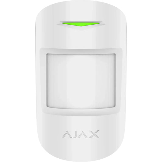 Ajax-130349 MotionProtect Plus U Pet Tolerant Dual Tech Wireless PIR - White