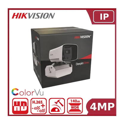Hikvision iDS-2CD8A47G0/SC-ZY 4MP DeepinView Bullet Camera with ColorVu, ANPR & Self-Cleaning Lens - NR