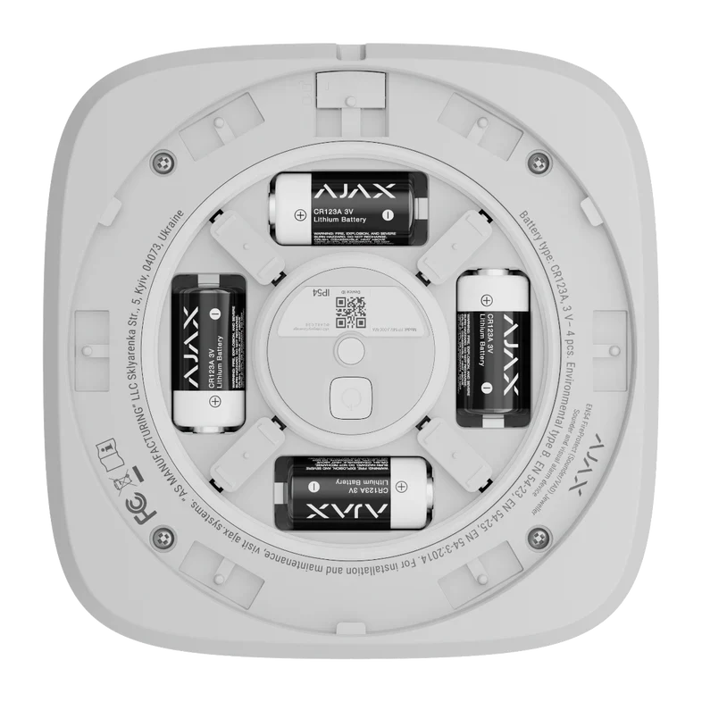 Ajax 118599/118600/118601 FireProtect Sounder/VAD Sounder Beacon , EN54